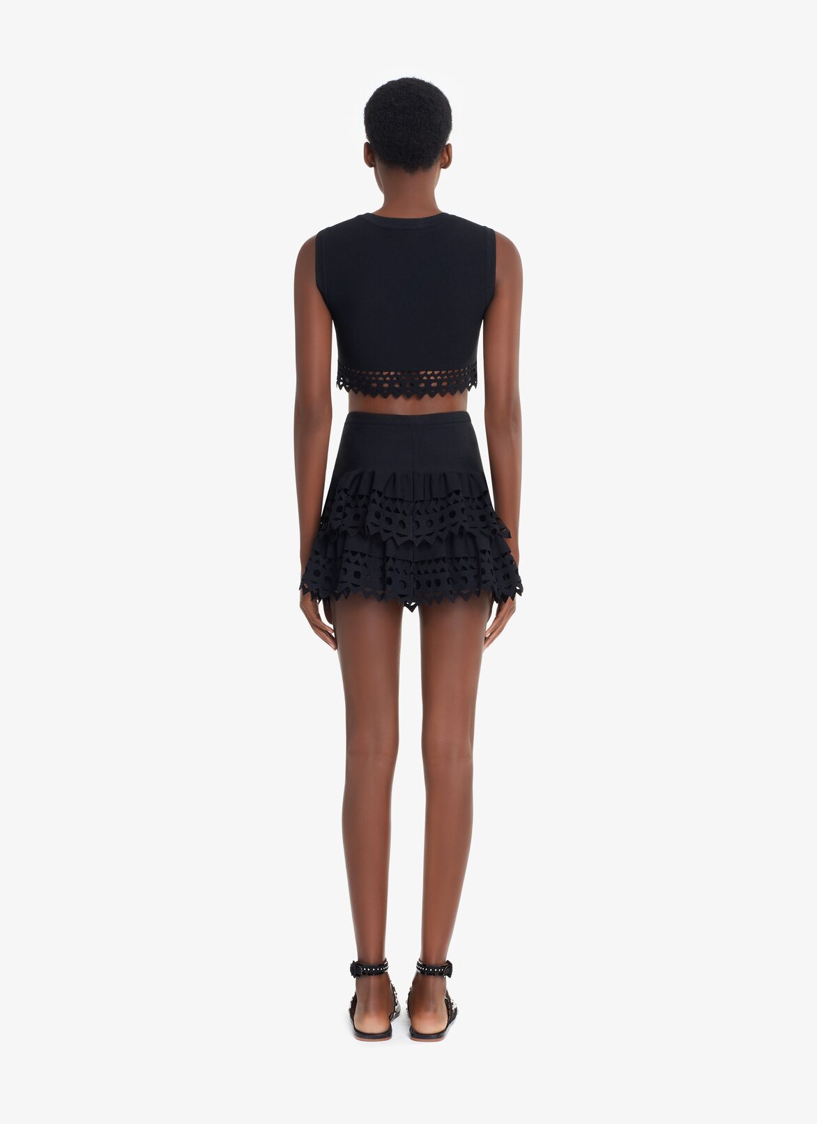 EDITION 2016 STRETCH KNIT MINISKIRT ALAÏA BLACK EDITION 2016 STRETCH KNIT MINISKIRT